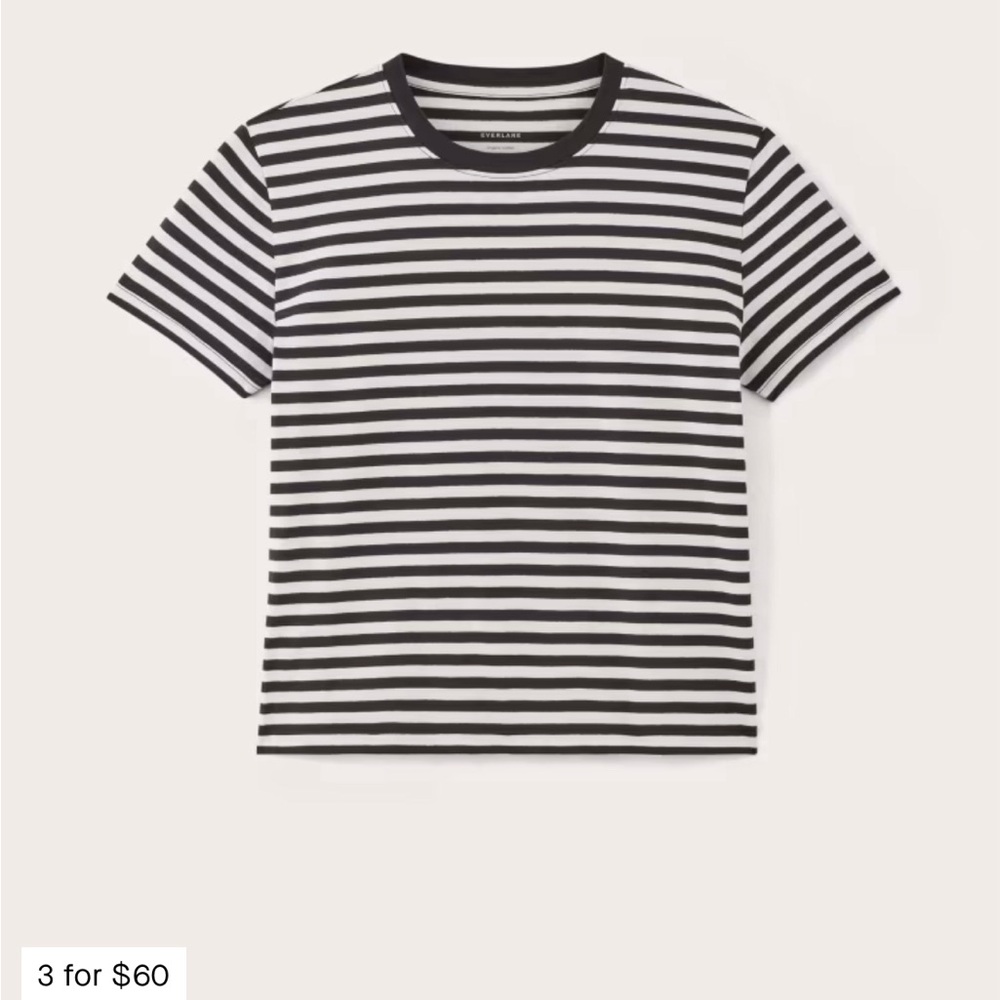 Everlane The Box-Cut Tee in Essential Cotton
